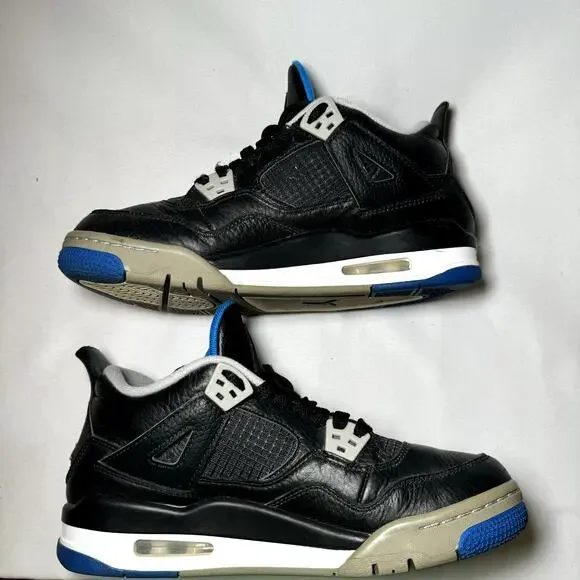 Size 6.5 - Nike Air Jordan 4 Retro BG Motorsports Alternate Men's Shoes - Picture 3 of 8